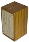 Section of Wood From the White House -- Removed During 1927 Reconstruction